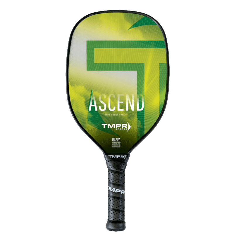 TMPR Sports  Ascend  Honeycomb Polymer Pickleball Paddle  Medium Weight  USAPA Approved