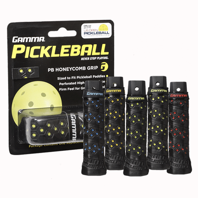 Image d'un grip de remplacement Gamma honeycomb pour raquette de pickleball.