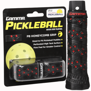 Image d'un grip de remplacement Gamma honeycomb pour raquette de pickleball.