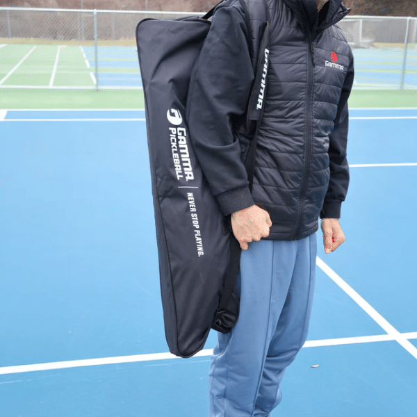 Image of a Gamma portable pickleball net.