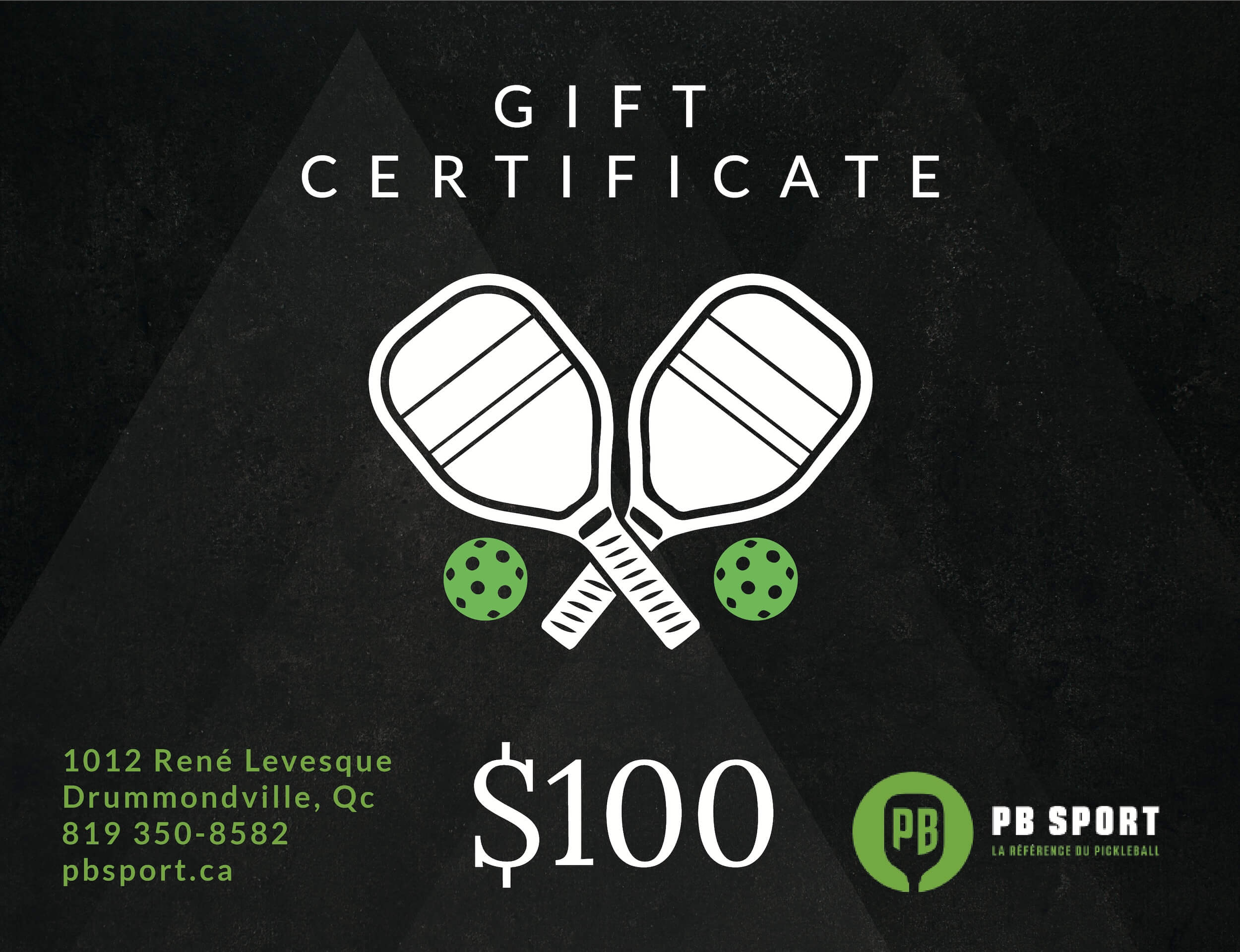 Certificat cadeau 100