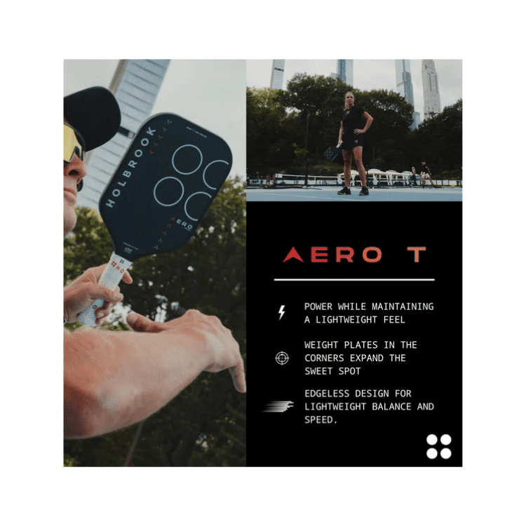 Image of a Holbrook Power Pro pickleball paddle.