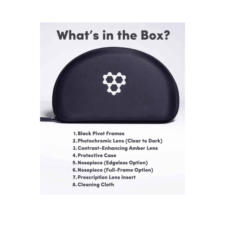 Image of CRBN Pivot pickleball glasses..