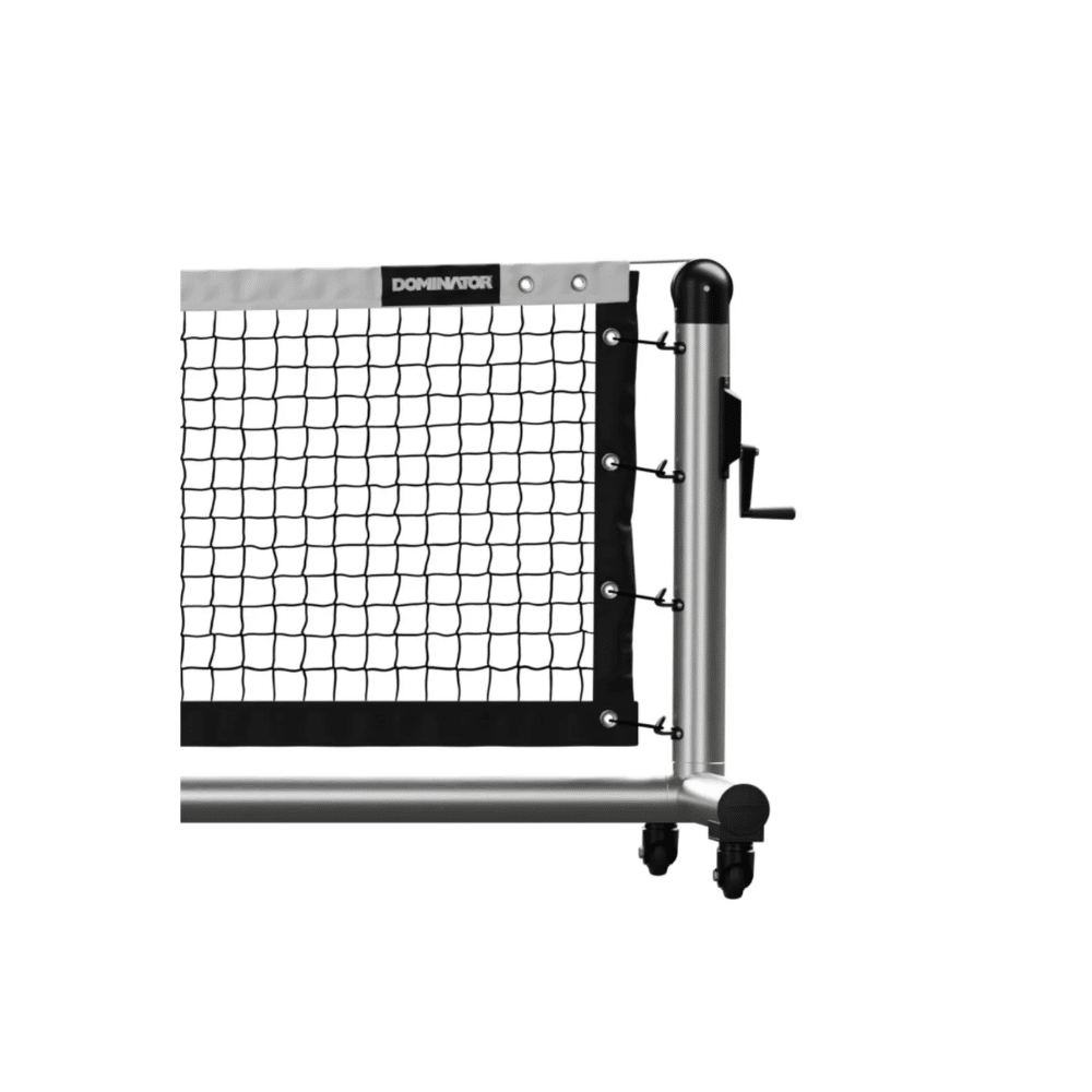 Image of a Dominator Pro portable pickleball net.
