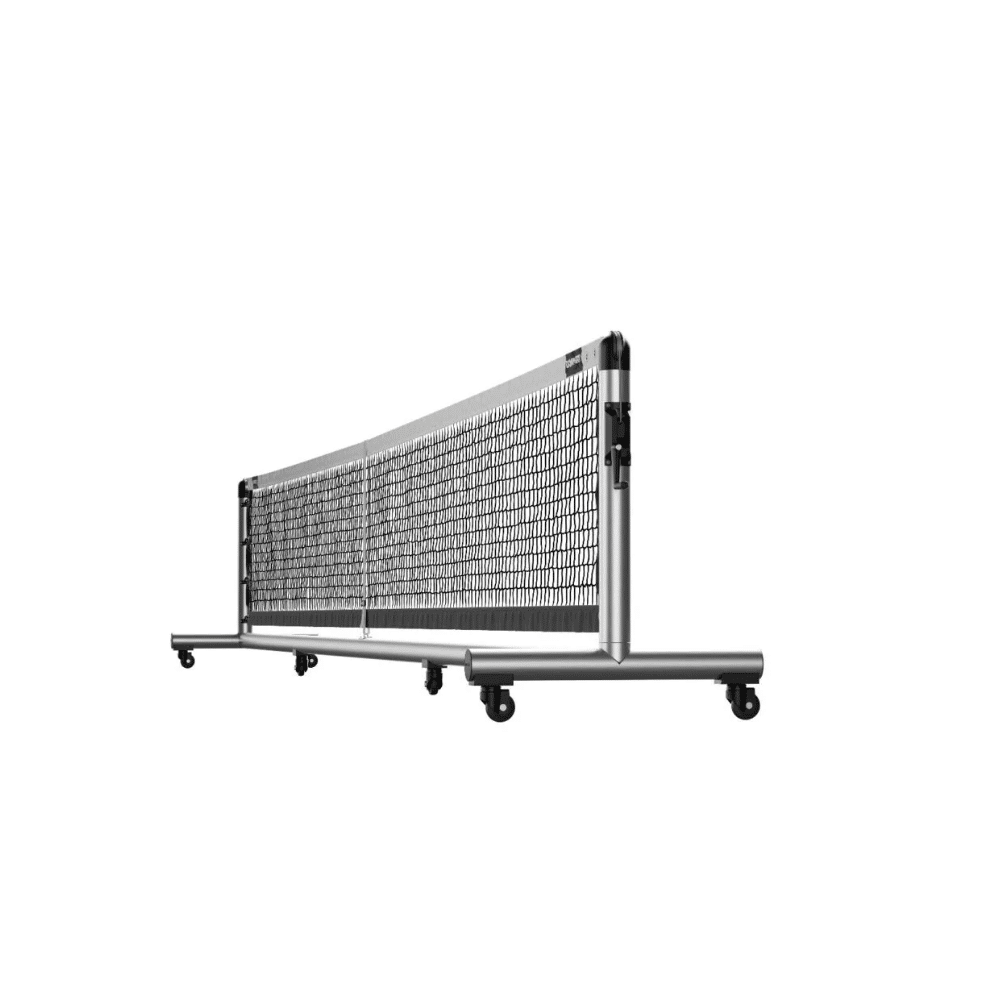 Image of a Dominator Pro portable pickleball net.