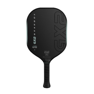 Gearbox GX2 Hyper pickleball paddle with SST 2.0 CarbonRibCore technology, designed for aggressive players looking for speed and responsiveness.