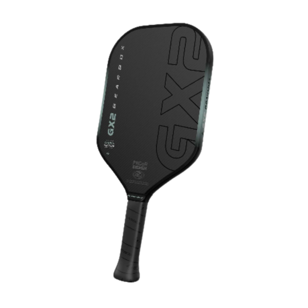 Gearbox GX2 Integra XL pickleball paddle with SST 2.0 CarbonRibCore technology, combining extended reach and precision control.