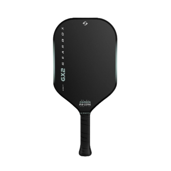 Gearbox GX2 Integra XL pickleball paddle with SST 2.0 CarbonRibCore technology, combining extended reach and precision control.