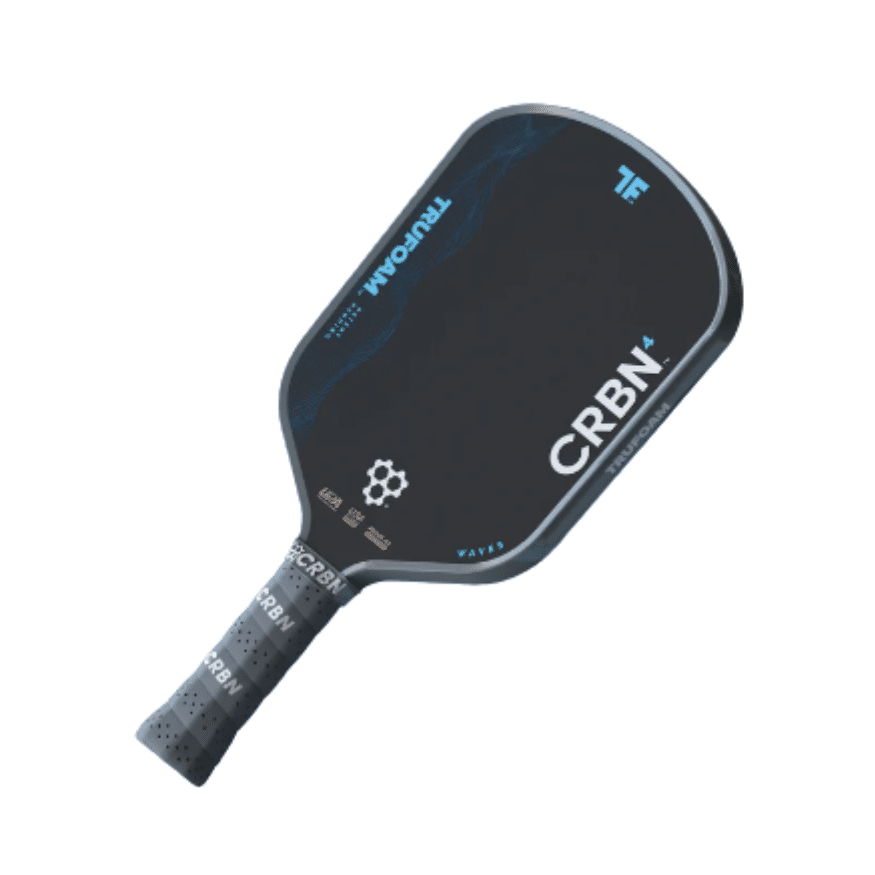 Image of a CRBN 4 TruFoam Waves Hybrid pickleball paddle.