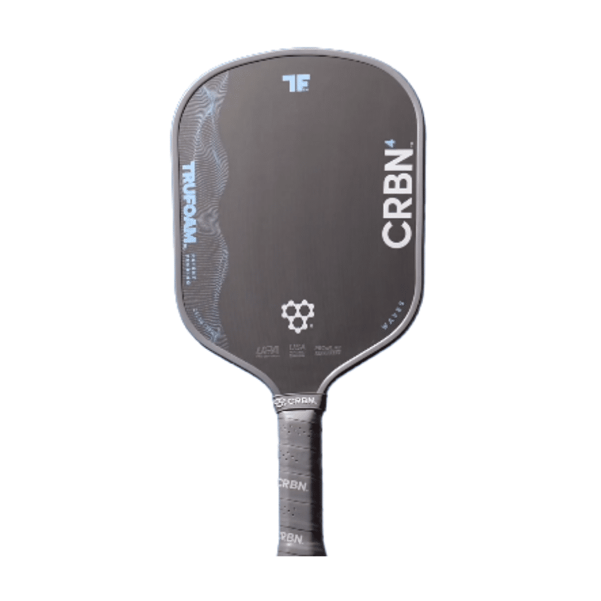 Image of a CRBN 4 TruFoam Waves Hybrid pickleball paddle.