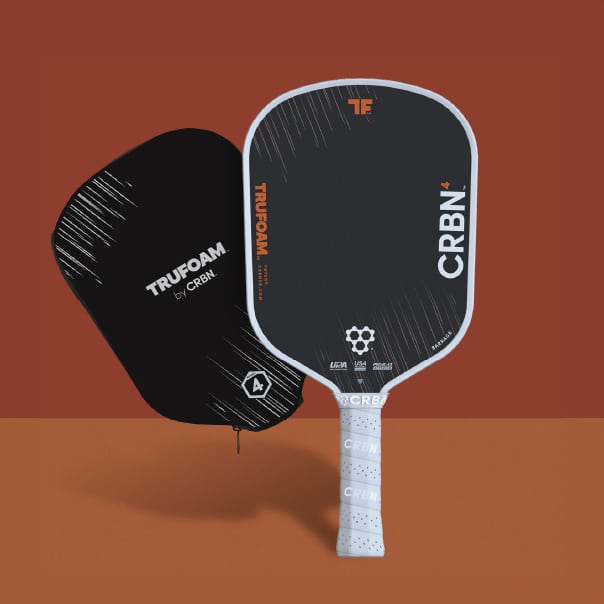 Image of a CRBN 4 Trufoam Barrage Hybrid pickleball paddle