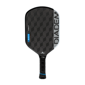 Image of a Diadem Edge BluCore Hybrid pickleball paddle offering explosive power and BluCore technology.