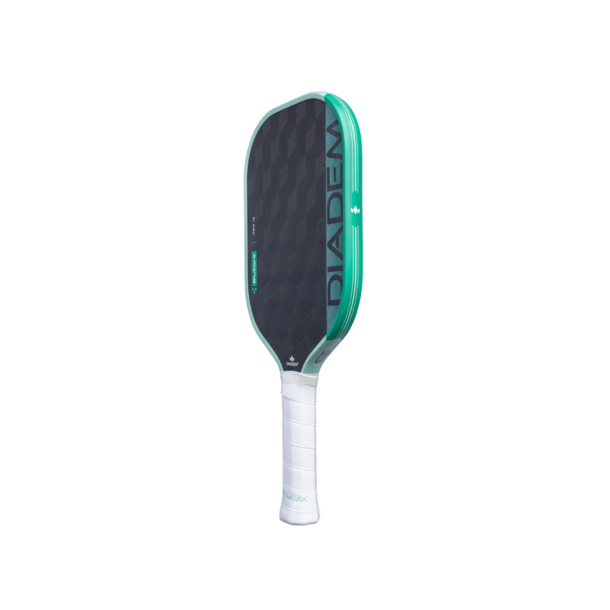 Image of a Diadem Edge BluCore Pro pickleball paddle offering power, advanced control and stability thanks to its high-performance foam BluCore technology.
