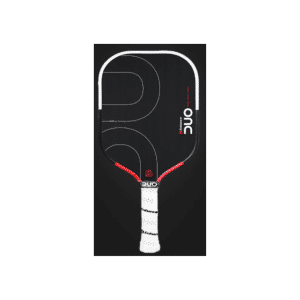 Image de la raquette de pickleball Enhance DUO Widebody offrant une grande tolérance et un contrôle supérieur grâce à sa surface élargie et sa conception stable idéale pour un jeu régulier et précis.