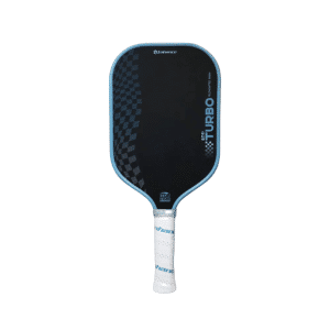 Image de la raquette de pickleball Enhance EPP Turbo offrant une puissance explosive et une grande stabilité grâce à son noyau en mousse EPP conçu pour un jeu rapide et dynamique.